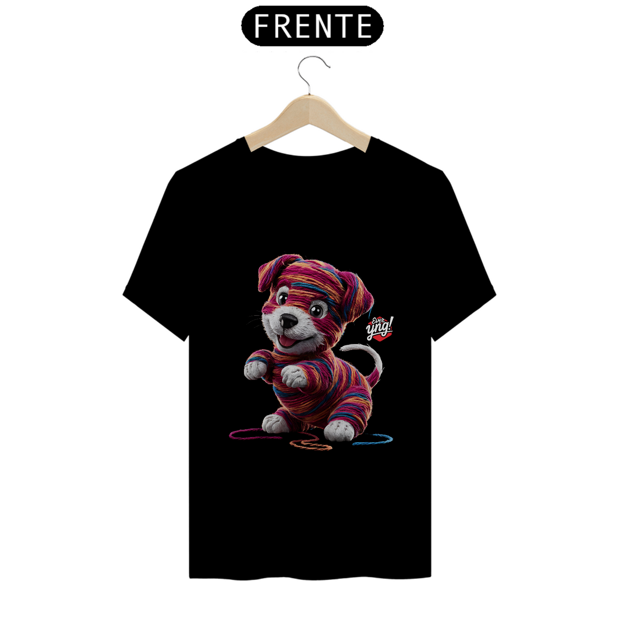 Nome do produto: Cachorrinho artístico - Camiseta Unissex