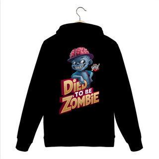 Nome do produtoZumbi descolado - Moletom Canguru Costas