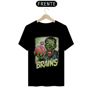 Nome do produtoZumbi Selvagem com Cérebro - Camiseta Unissex