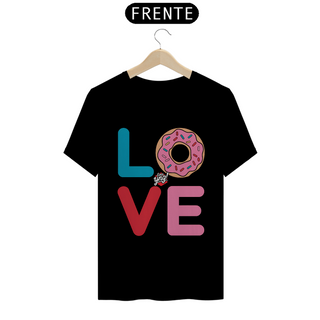 Amor e Donuts - Camiseta Unissex