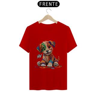 Nome do produtoCachorrinho de Fios - Camiseta Unissex