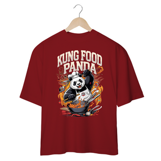 Nome do produtoKung Food Panda - Sátira Divertida e Descolada - Camiseta Plus Size