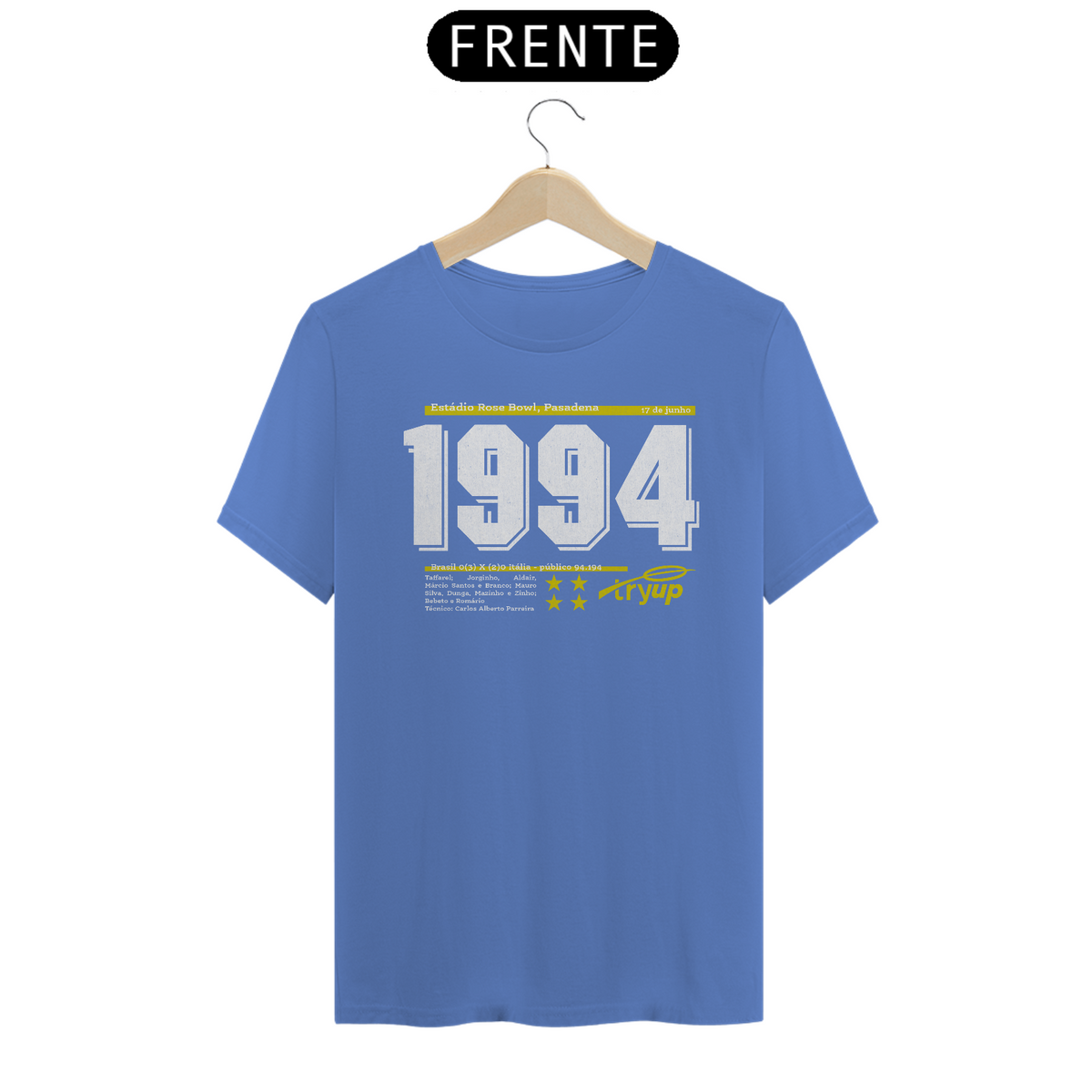 Nome do produto: camiseta tryUP copa94 // algodão Estonado