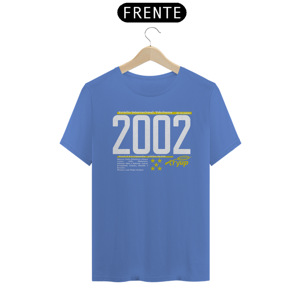 Nome do produto: camiseta tryUP copa002 // algodão Estonado