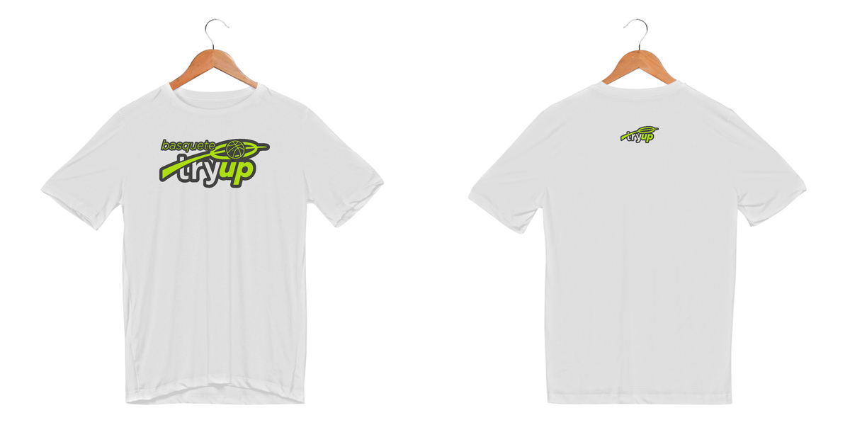 Nome do produto: camiseta tryUP proUP I.bcourt// dryON UV