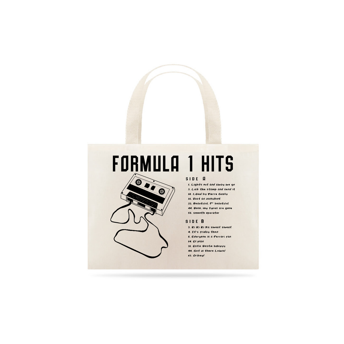 Nome do produto: Ecobag Fórmula 1 Hits