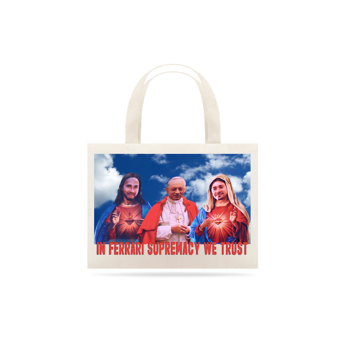 Nome do produto: Ecobag Ferrari - Holy Trio 