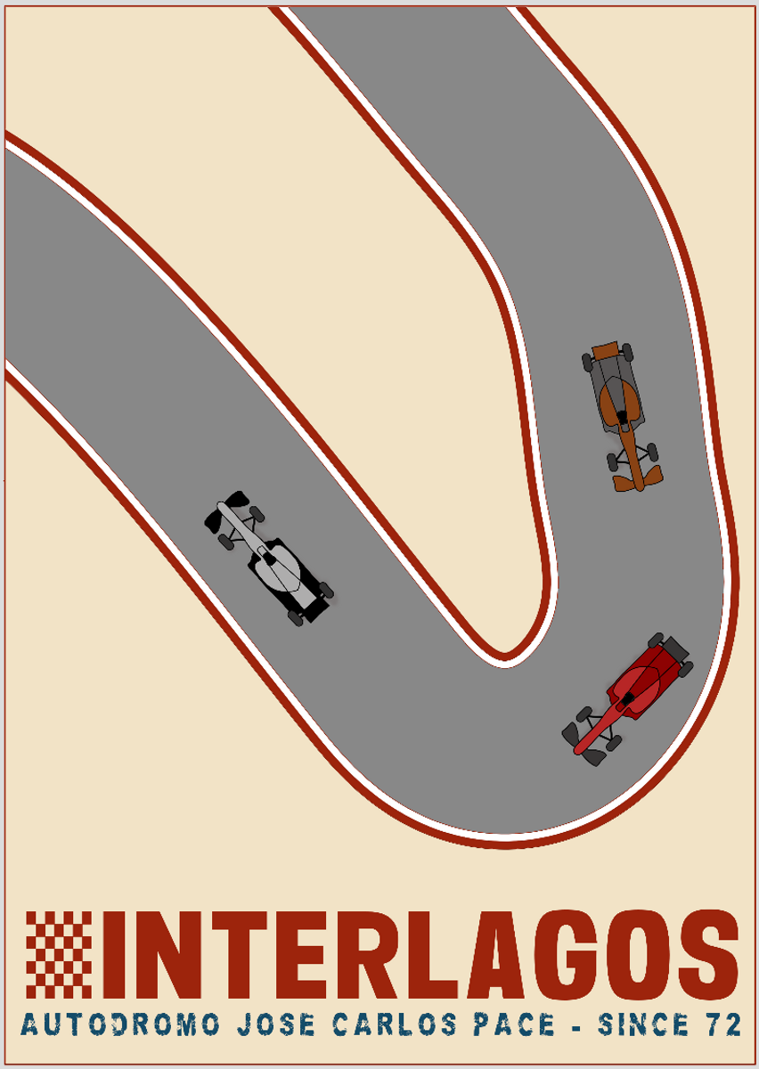 Nome do produto: Interlagos - Poster A3 