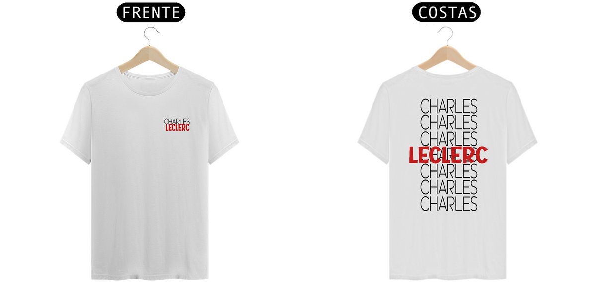 Nome do produto: Charles Leclerc Minimalista