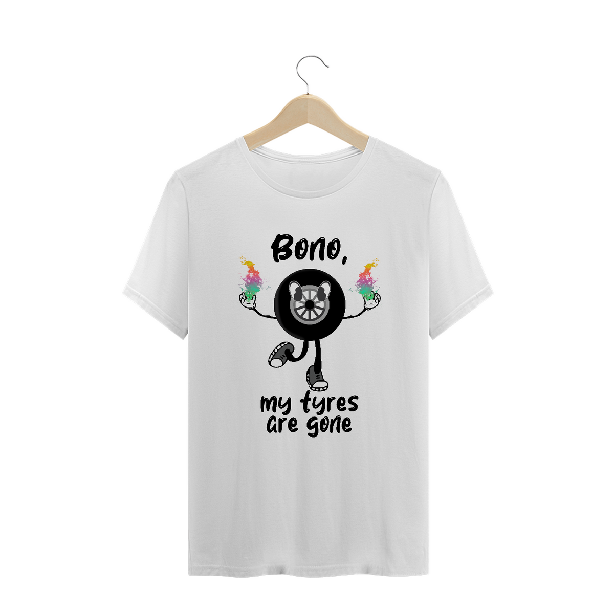 Nome do produto: Bono, my tyres are gone Plus Size