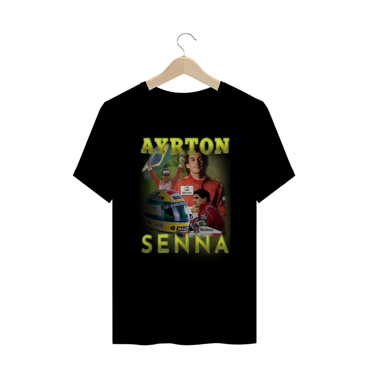 Nome do produto: Ayrton Senna Old School Plus Size