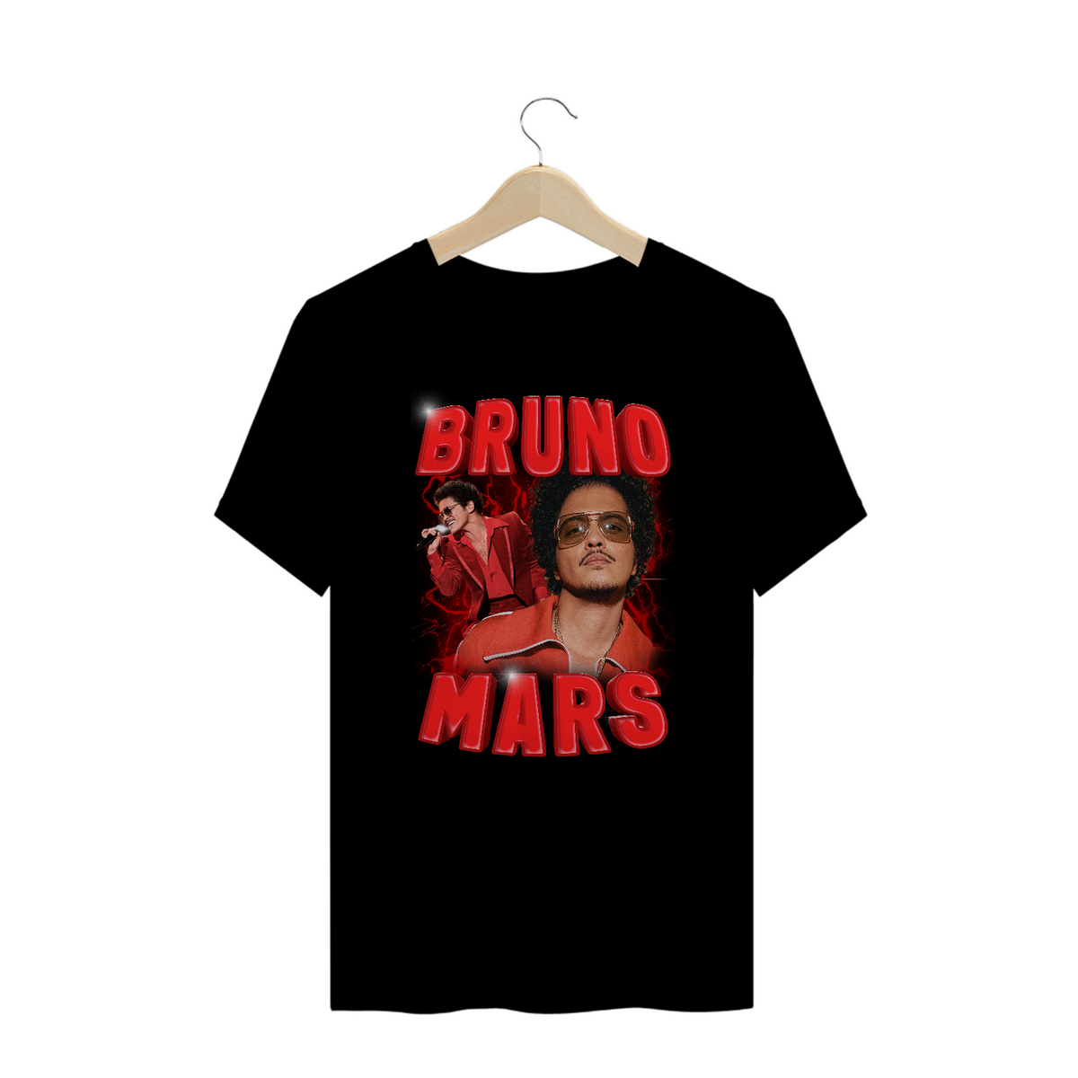 Nome do produto: Bruno Mars Vermelho Plus Size