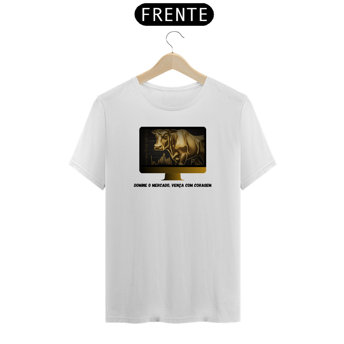 Nome do produto: Camiseta Touro Dourado