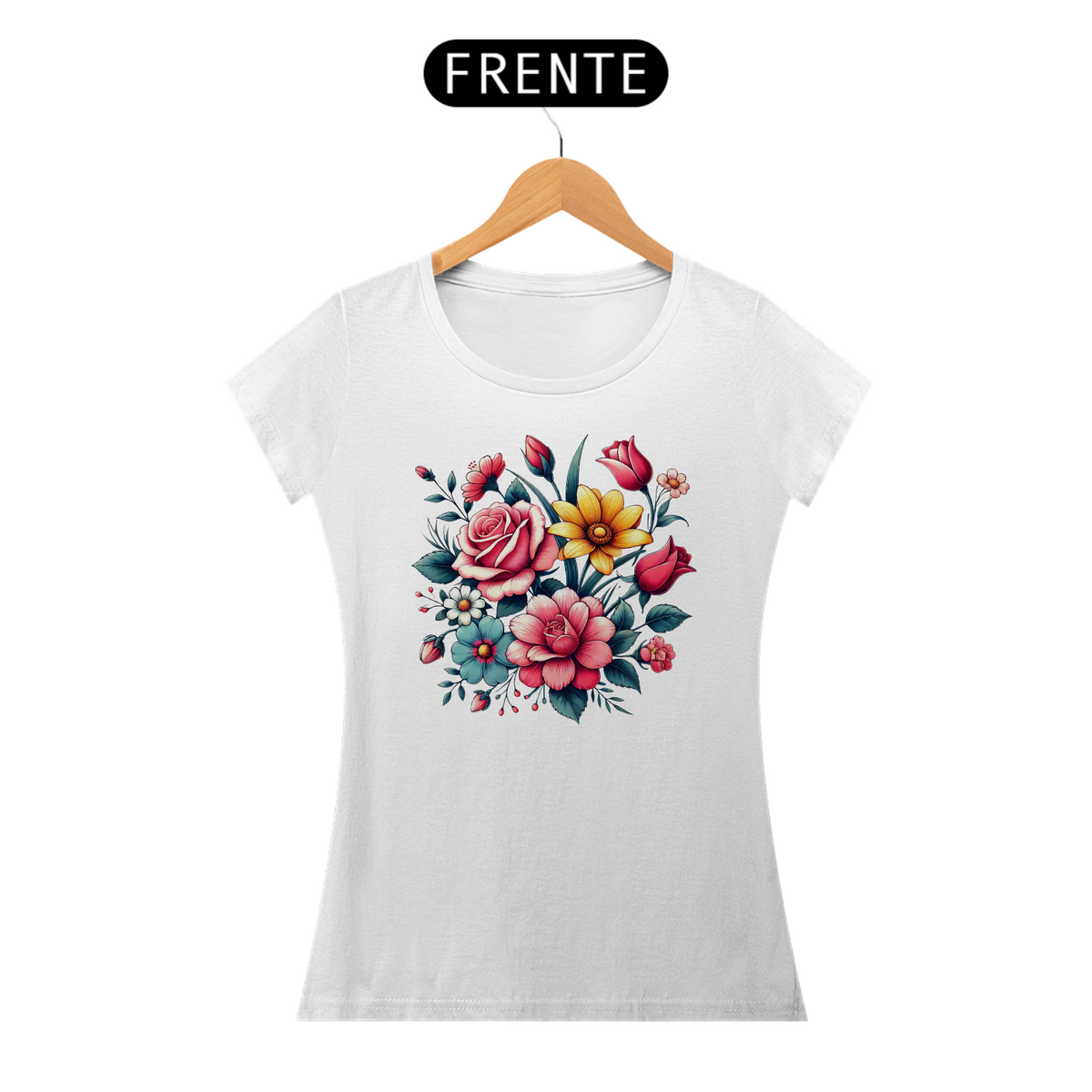 Nome do produto: Camisete Flor