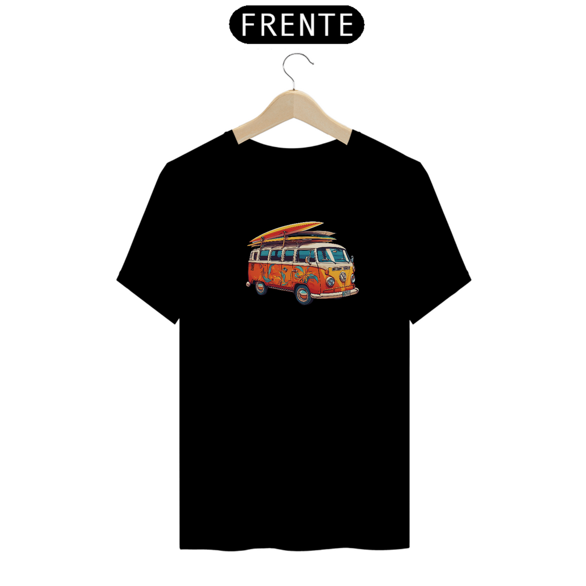 Nome do produto: Camiseta Kombi Partiu Praia 