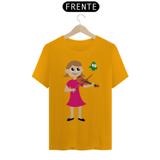 Nome do produtoCamiseta menina violino e passarinho 