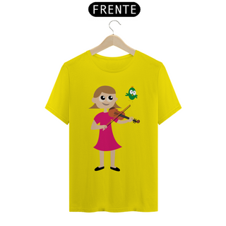 Nome do produtoCamiseta menina violino e passarinho 