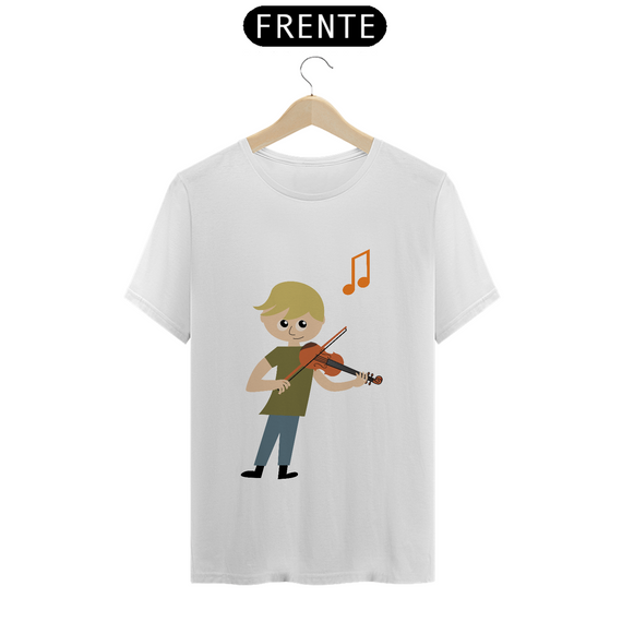 Camiseta menino violino