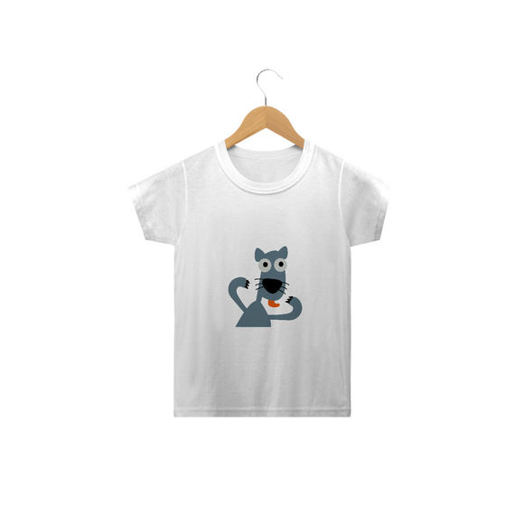 Camiseta Cachorro fazendo careta