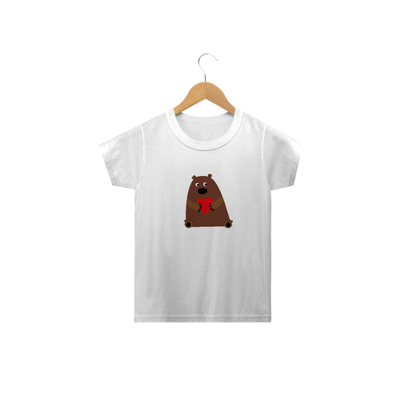 Camiseta Urso apaixonado