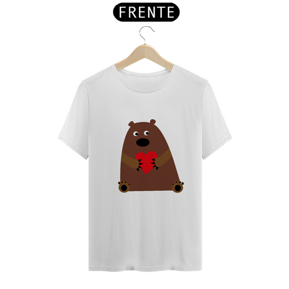 Camiseta Urso apaixonado