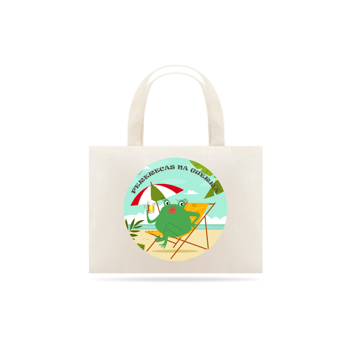 Nome do produto: Sacola Ecobag Perereca praia