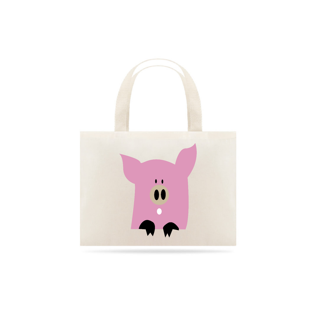 Nome do produto: Ecobag pink pig