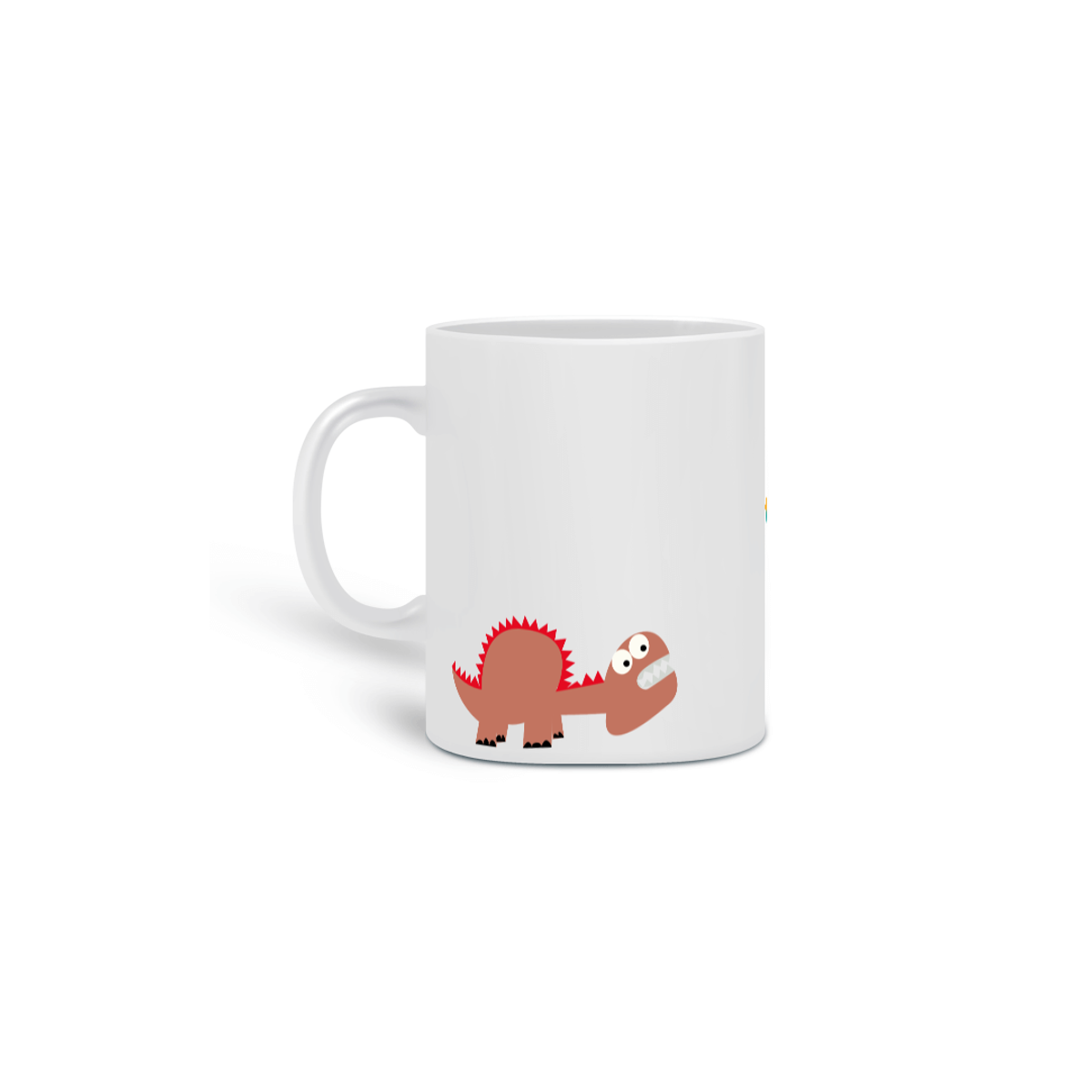 Nome do produto: CANECA DINO E PASSARINHO