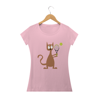 Nome do produtoCamiseta Gato tenista