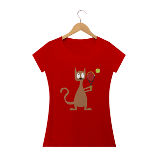 Nome do produtoCamiseta Gato tenista