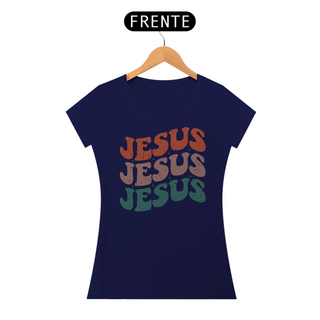 Nome do produtoCamiseta Baby Look Classic Algodão - Jesus