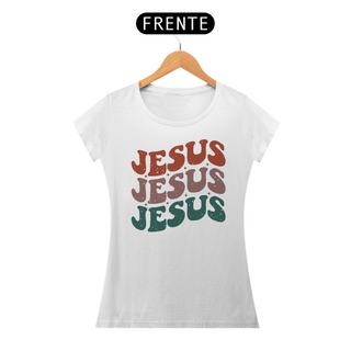 Nome do produtoCamiseta Baby Look Classic Algodão - Jesus