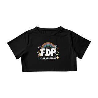 Nome do produtoCropped Feminino FDP - Flor de Pessoa