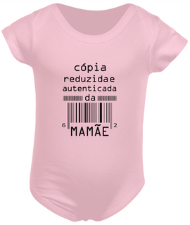 Nome do produtoBody Bebê 100% Algodão - Cópia Reduzida e Autenticada da Mamãe