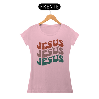 Nome do produtoCamiseta Baby Look Classic Algodão - Jesus