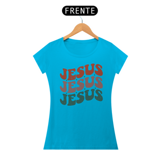 Nome do produtoCamiseta Baby Look Classic Algodão - Jesus