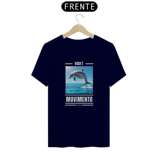 Nome do produtoCamiseta Quality Vida é Movimento Golfinho