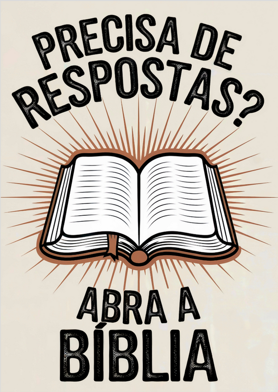 Precisa de respostas? Abra a Bíblia