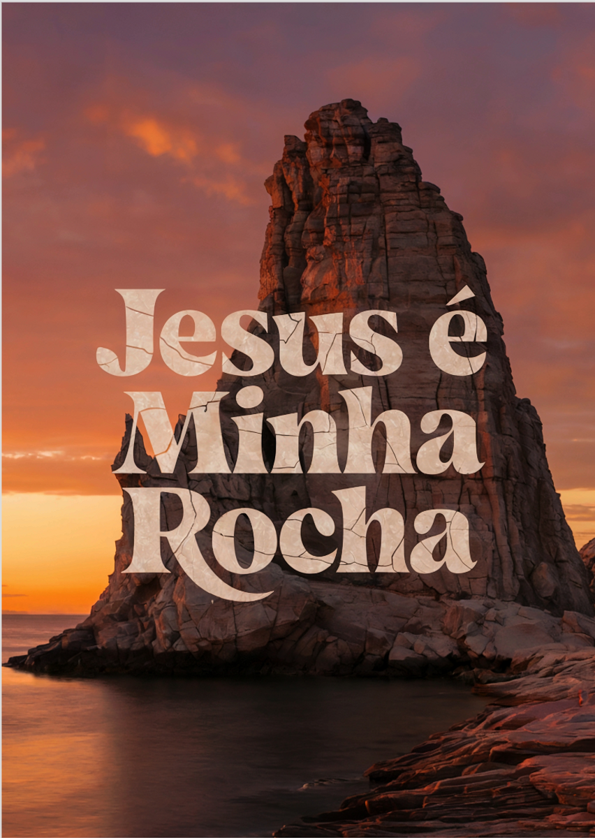 Nome do produto: Jesus é a minha rocha