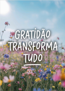 Gratidão transforma tudo