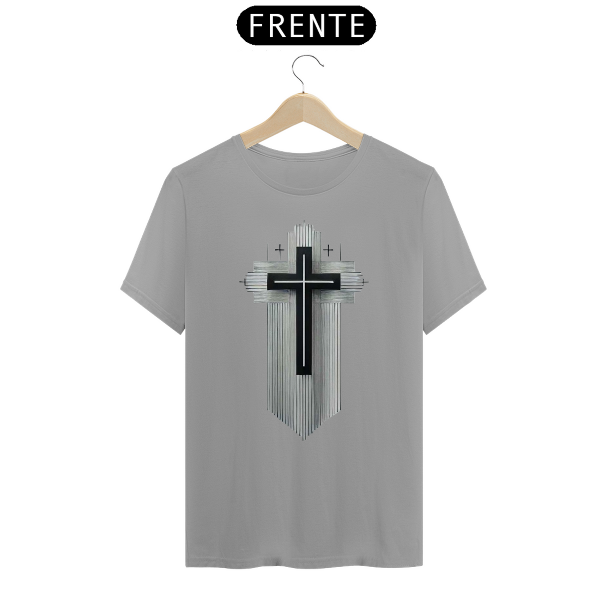 Nome do produto: Camiseta Cristã, Cruz