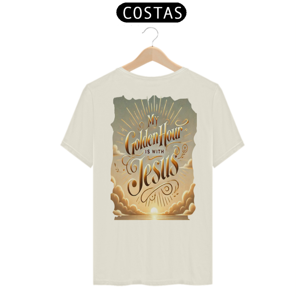 Nome do produto: Camiseta Prime Cristã, Golden Hour