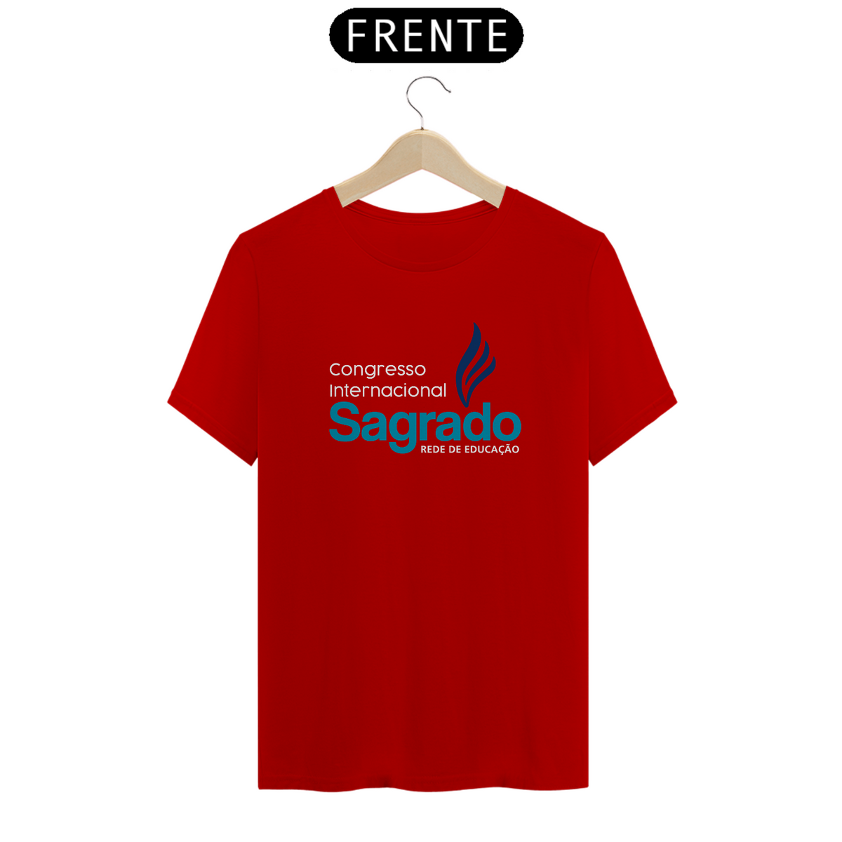 Nome do produto: CAMISETA SAGRADO VERMELHA