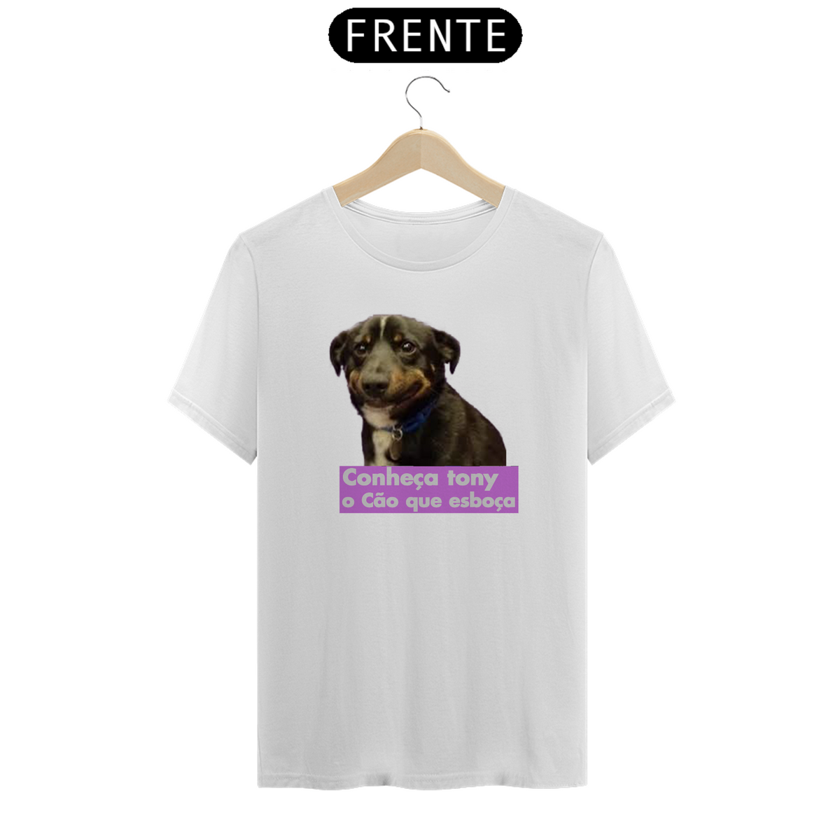 Nome do produto: Camiseta Tony - o Cão que esboça