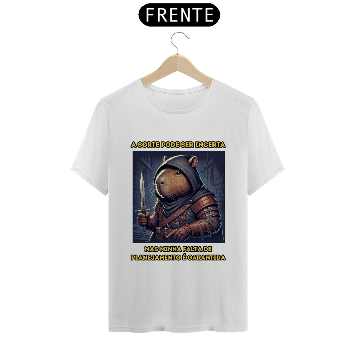 Nome do produto: T-Shirt Classic RPG cômica