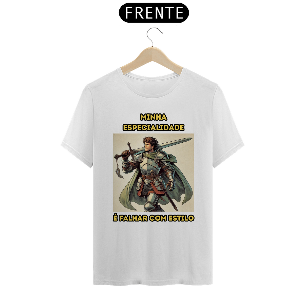 Nome do produto: T-Shirt Classic RPG cômica