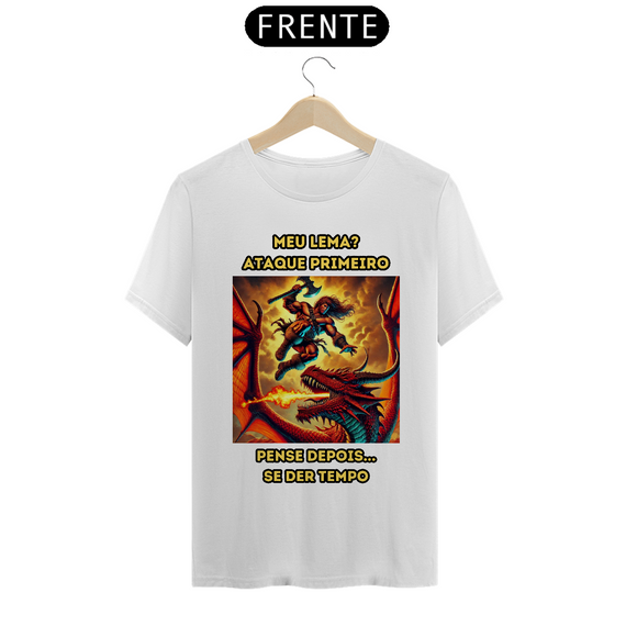 T-Shirt Classic RPG cômica