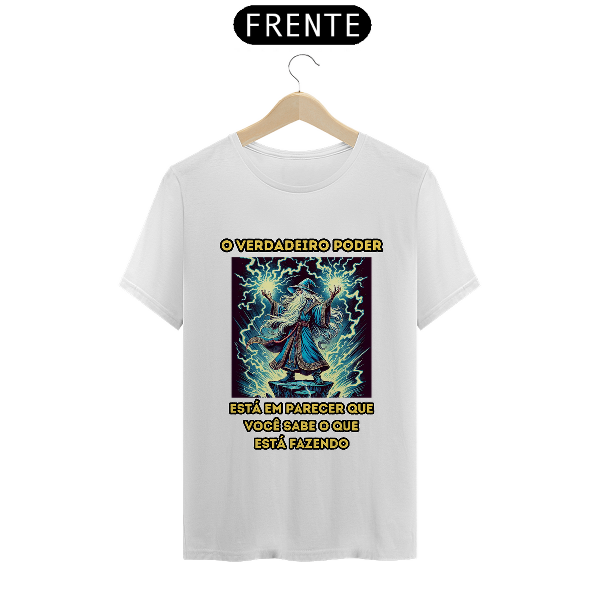 Nome do produto: T-Shirt Classic RPG cômica