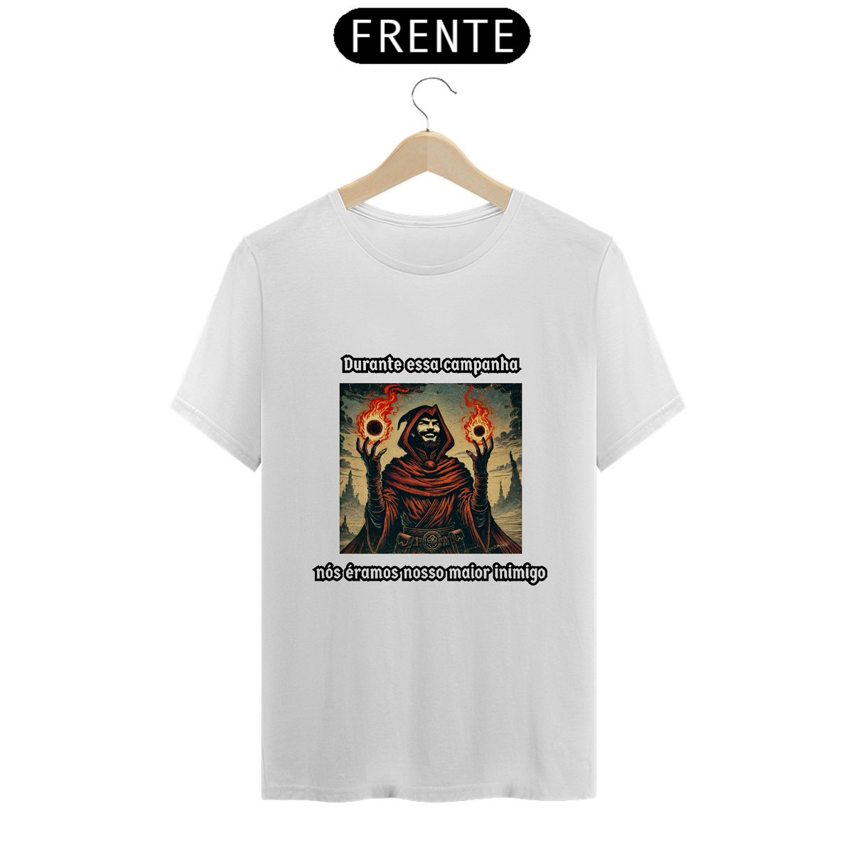 Nome do produto: T-Shirt Classic RPG cômica