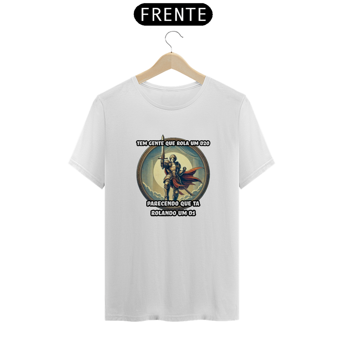 Nome do produto: T-Shirt Classic RPG cômica